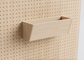 Bac en bois pour pegboard – rangement mural panneau perforé - Accessoires - Aire - A254-2 - 3