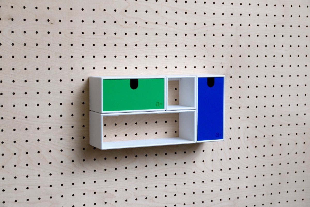 Casiers couleurs - casier multifonction coloré, accessoire pour pegboard - Accessoires - Aire -  - 2