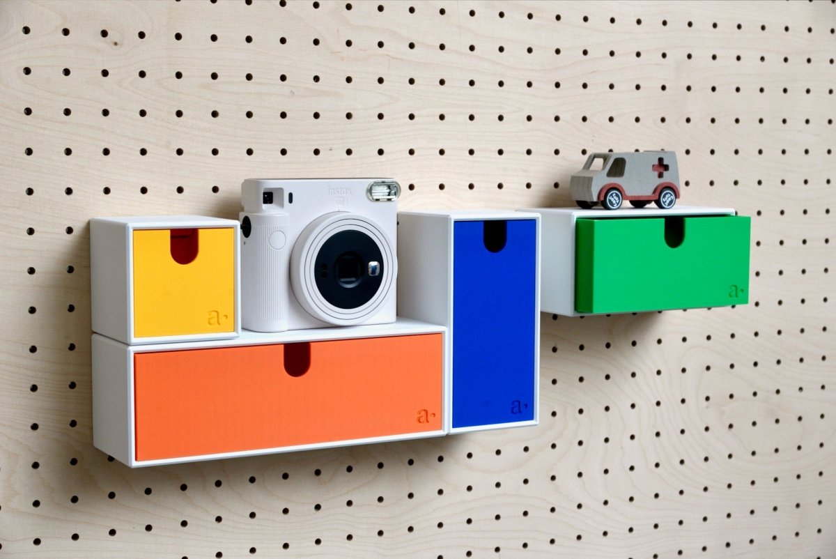 Casiers couleurs - casier multifonction coloré, accessoire pour pegboard - Accessoires - Aire -  - 4