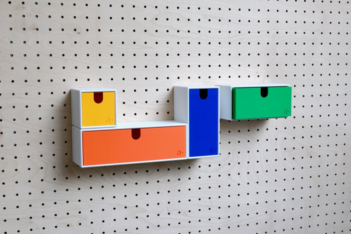Casiers couleurs - casier multifonction coloré, accessoire pour pegboard - Accessoires - Aire -  - 5