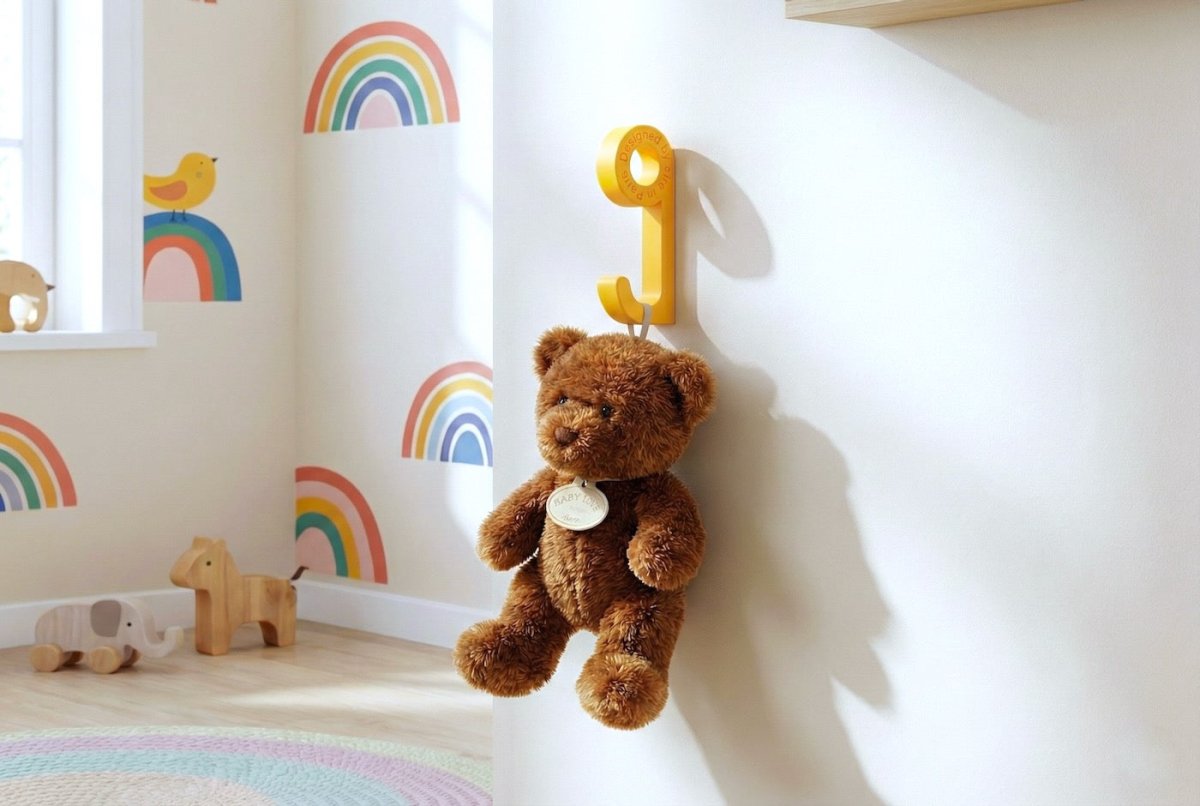 Crochets Colorés Aire - Patères déco et minimalistes - 8 styles différents à découvrir - Crochets - Aire - M189-10 - 26