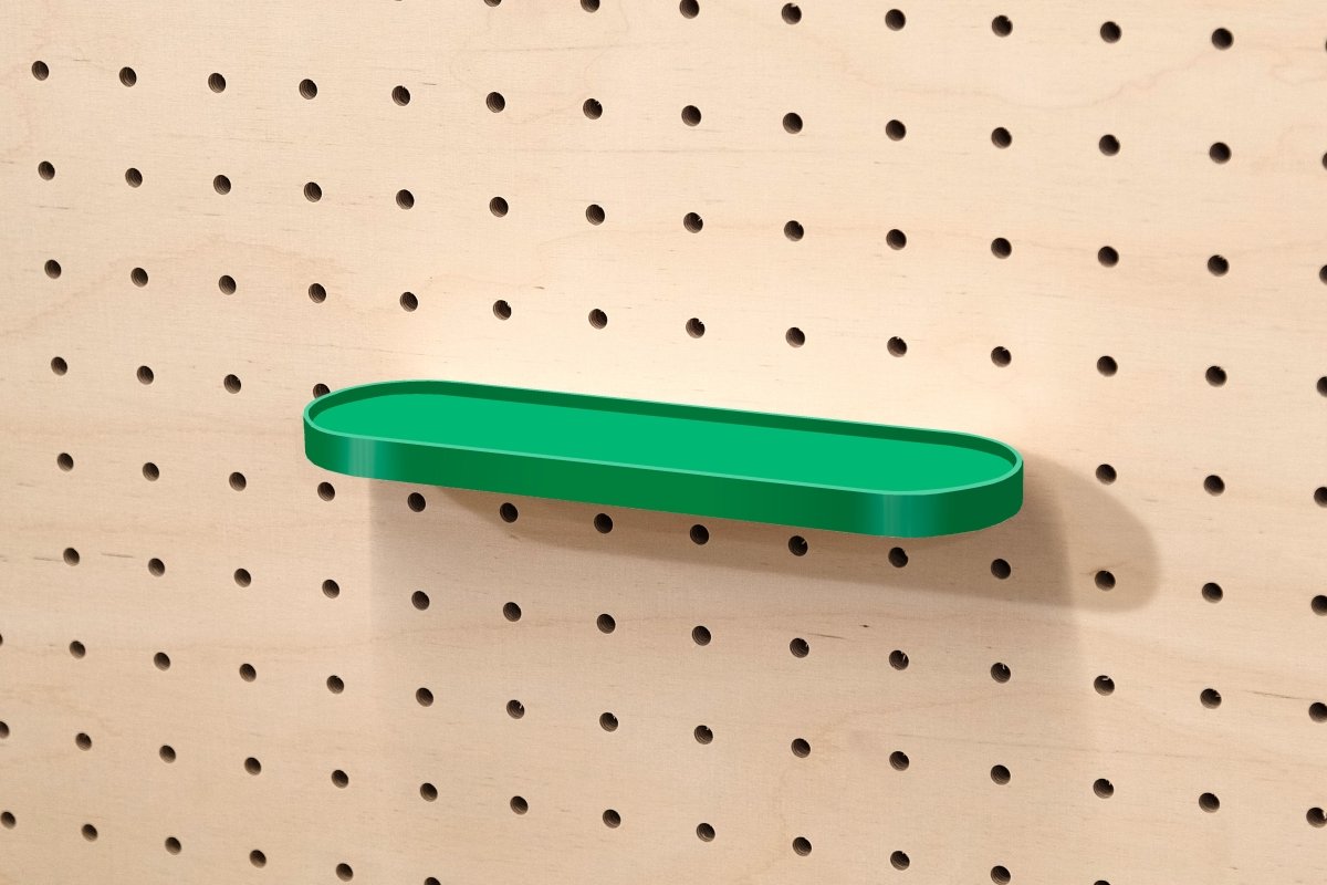 Étagère arrondie - tablette de rangement retro pour Pegboard - Accessoires - Aire - A83-29 - 14