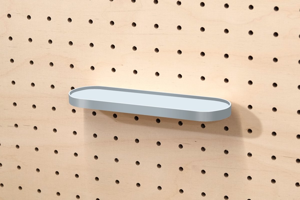 Étagère arrondie - tablette de rangement retro pour Pegboard - Accessoires - Aire - A83-2 - 15