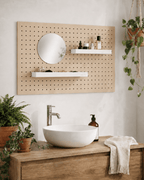 Étagère avec rebords pour pegboard – tablette murale de rangement - Aire -  - 49