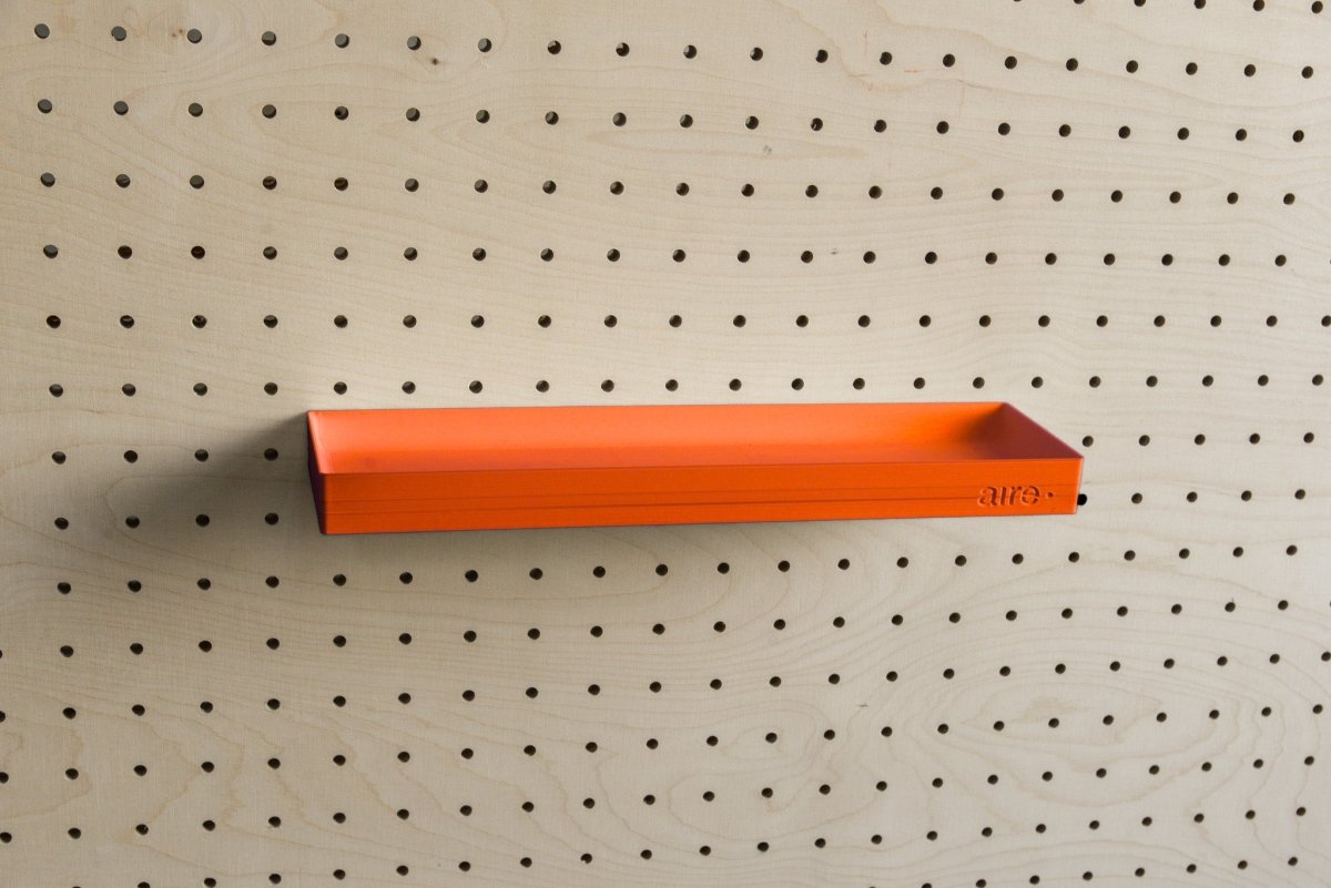 Étagère avec rebords pour pegboard – tablette murale de rangement - Aire -  - 36
