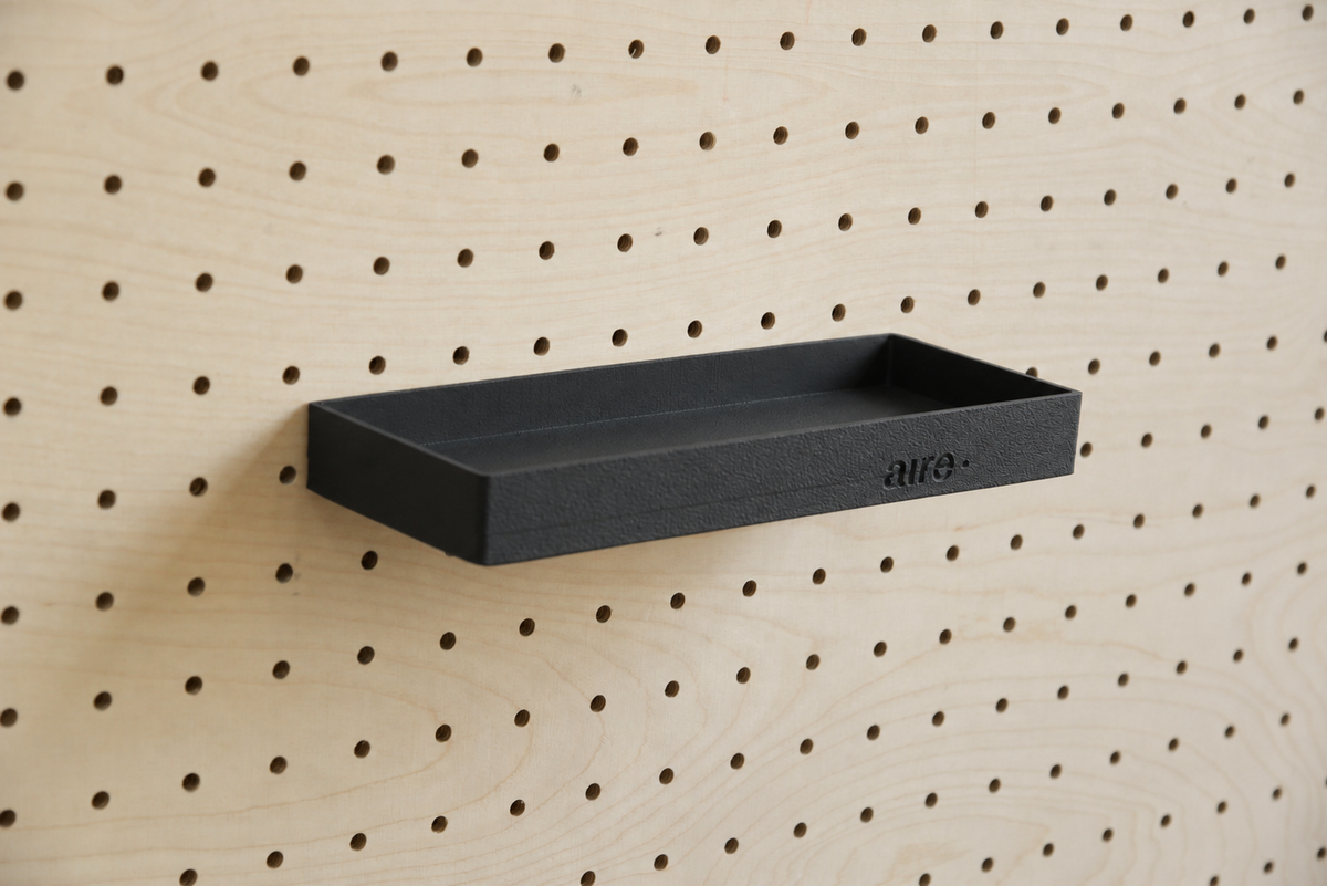 Pegboard Shelf with Lip – Wall-Mounted Storage Shelf
