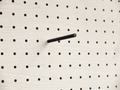 Black coloured pin for pegboard – sheathed stainless steel rod – Aire