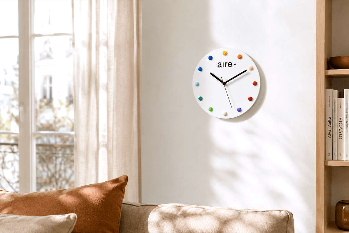 Horloge Minimaliste colorée Aire - Aire -  - 4