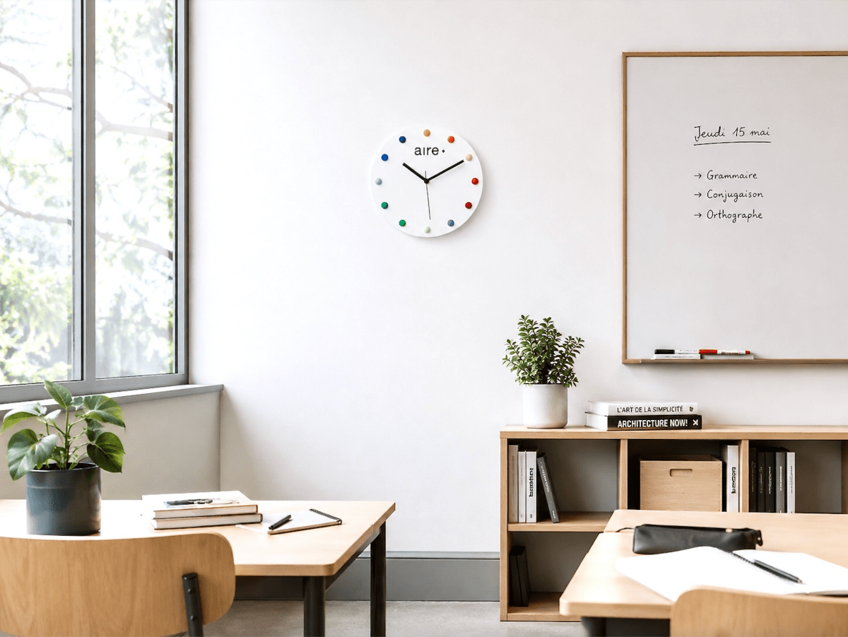 Horloge Minimaliste colorée Aire - Aire -  - 5