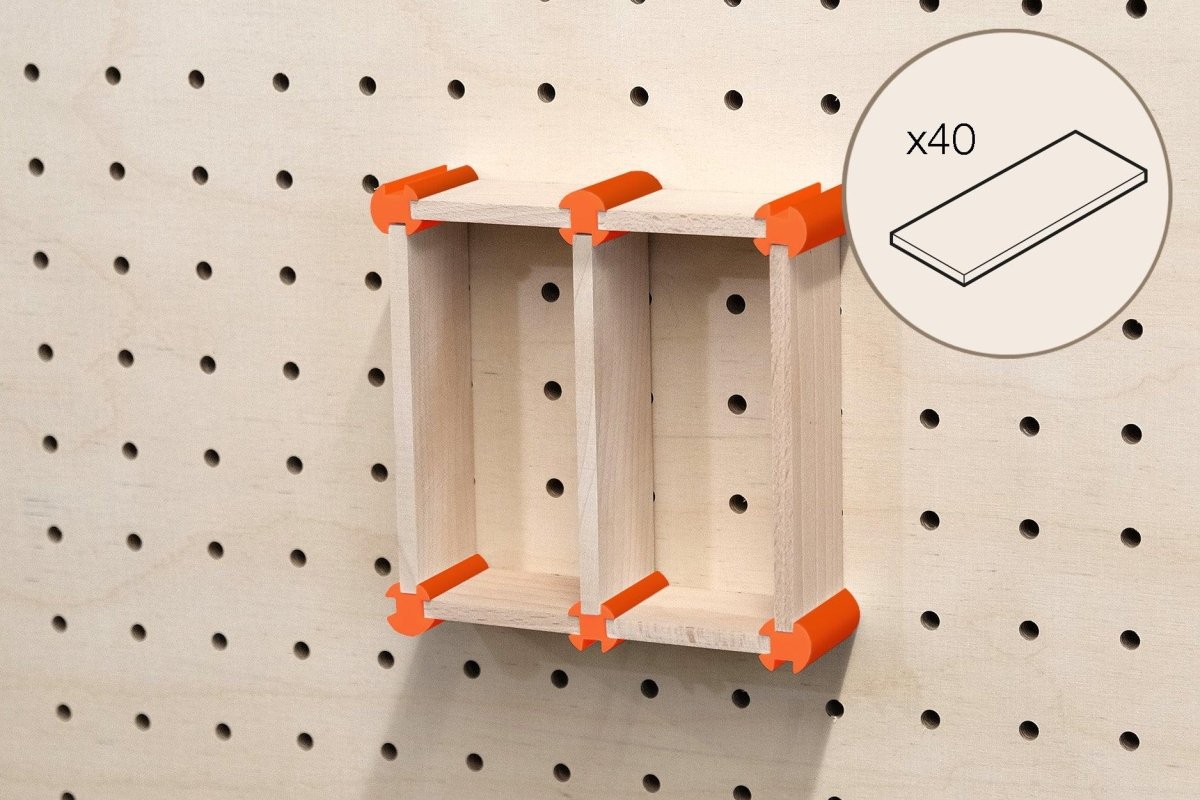 Kit de rangement maquillage pour Pegboard - Accessoires - Aire - A183-8 - 24