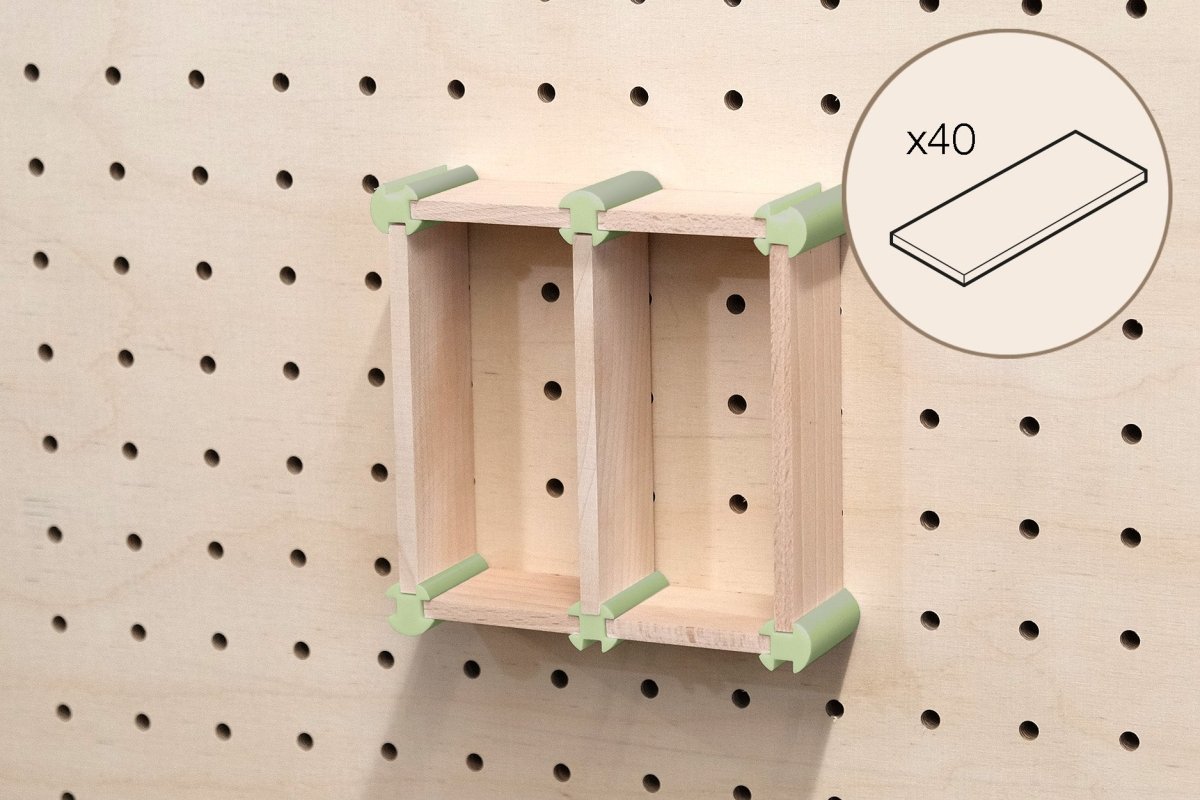 Kit de rangement maquillage pour Pegboard - Accessoires - Aire - A183-7 - 41