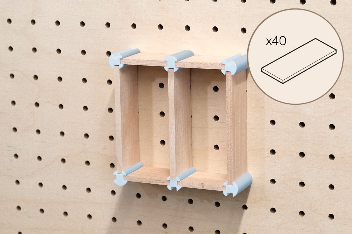 Kit de rangement maquillage pour Pegboard - Accessoires - Aire - A183-2 - 40