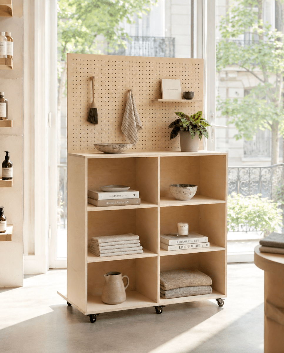 Module Vitrine – Présentoir Pegboard Double Face sur Mesure - Mobilier de présentation - Aire -  - 2