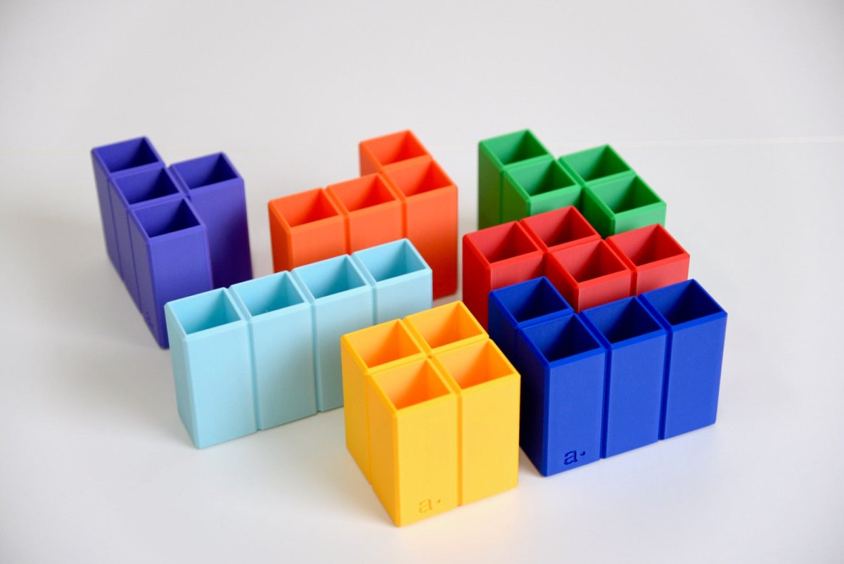 Organiseur de bureau - Pot à stylos modernes et colorés - Colorblocks - Aire -  - 11