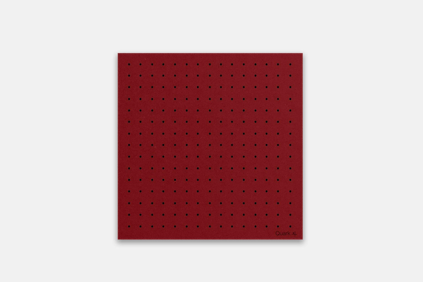 Panneau perforé Pegboard - Étagère murale modulaire en bois - 48 cm - Rouge - Quark