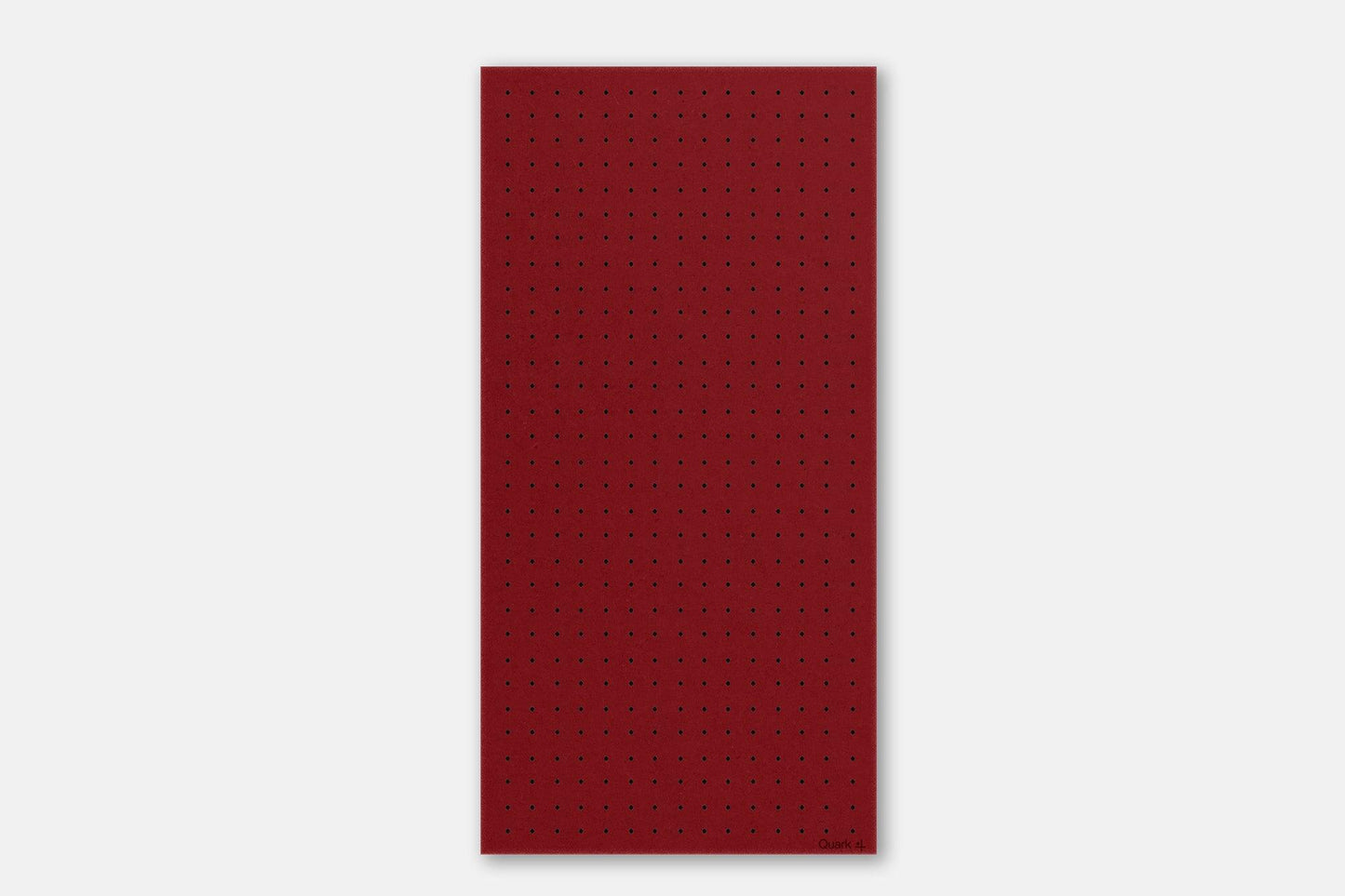 Panneau perforé Pegboard - Étagère murale modulaire en bois - 96 cm - Rouge - Quark