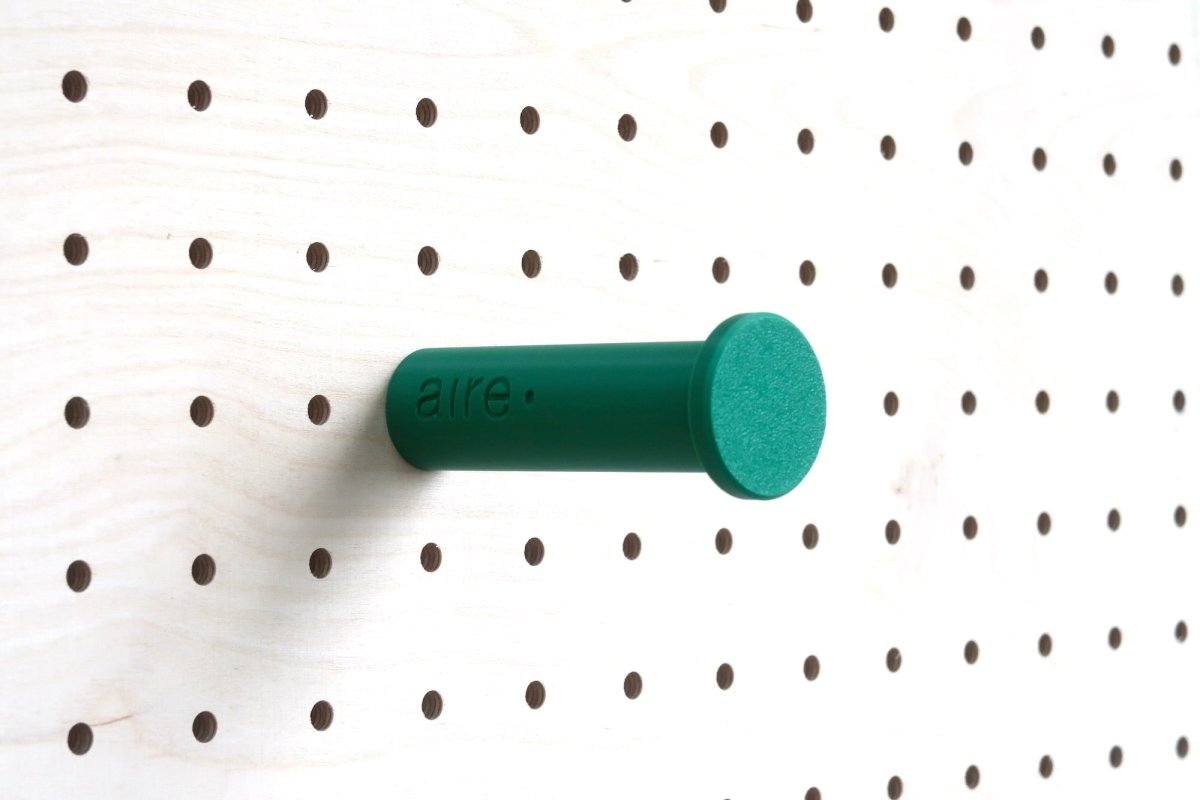 Patère colorée - porte manteau ou porte sac pour Pegboard - Aire - A236-4 - 4
