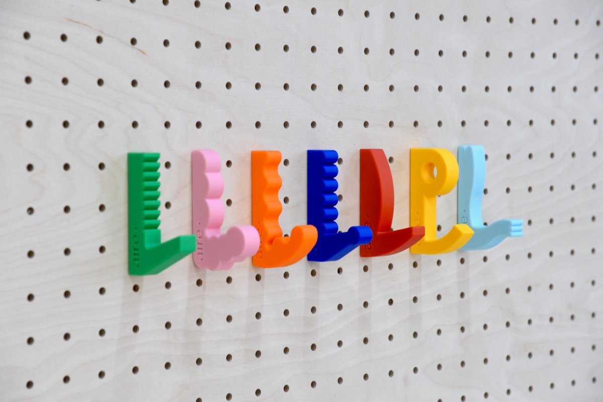 Patère Crazy Hook pour pegboard - Accessoires - Aire -  - 2