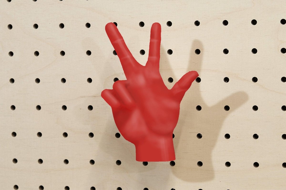 Patère en forme de Main - Déco Maison en impression 3D - Accessoires - Aire - A100-21 - 20