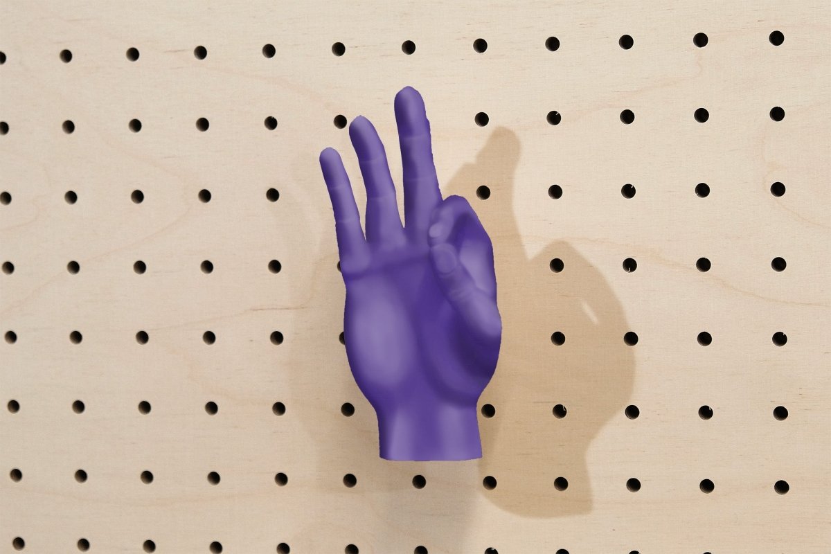 Patère en forme de Main - Déco Maison en impression 3D - Accessoires - Aire - A97-23 - 30