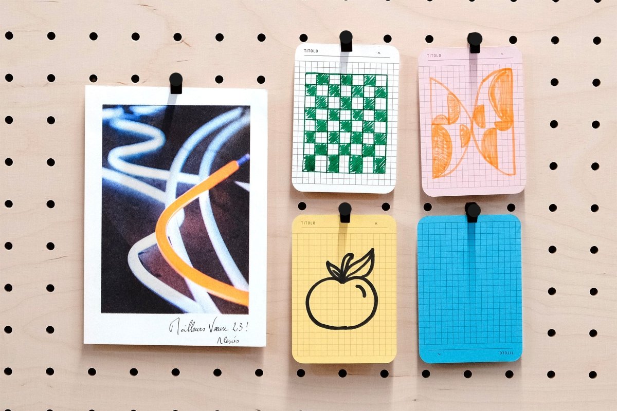 Pinces Cartes et Porte Photo en impression 3D pour Pegboard - Accessoires - Aire - A67-1 - 4