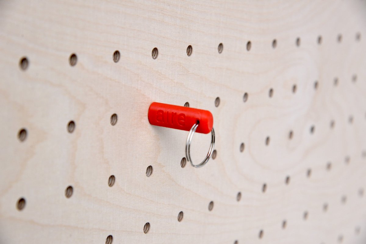 Porte clés anneau avec goupille intégrée pour pegboard - Aire -  - 3