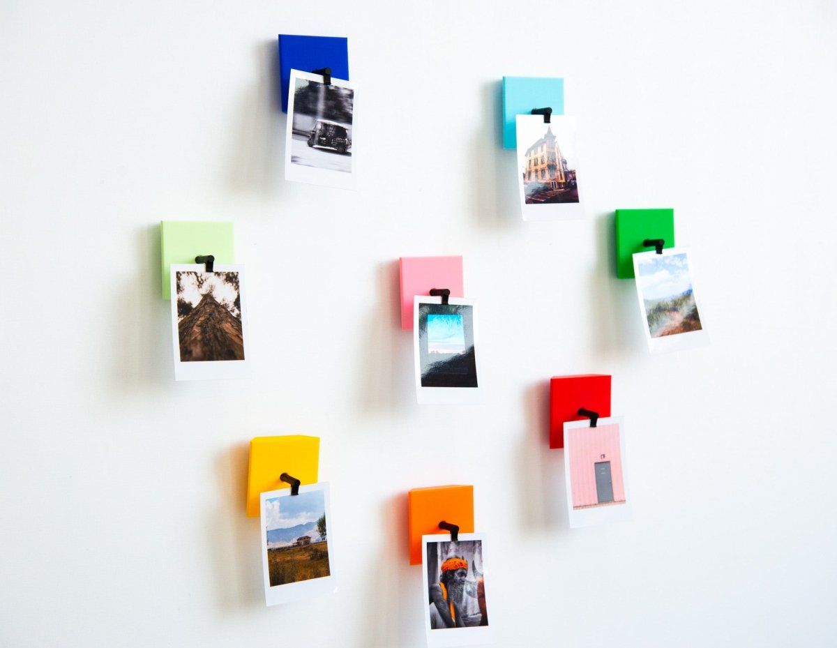 Porte photo mural coloré - Aire -  - 12