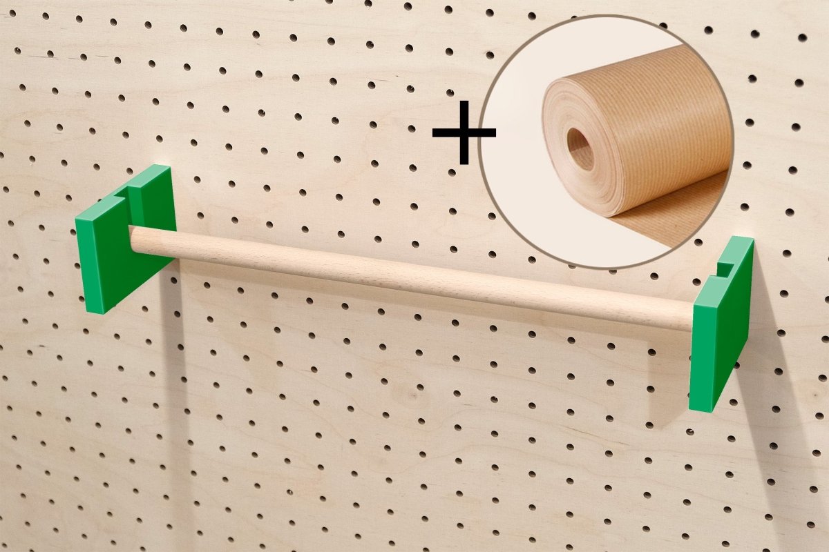 Porte rouleau kraft pour Pegboard - Accessoires - Aire - A104-29 - 28