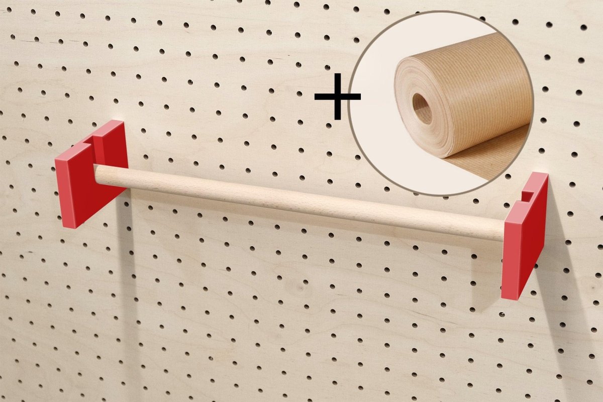 Porte rouleau kraft pour Pegboard - Accessoires - Aire - A104-21 - 17