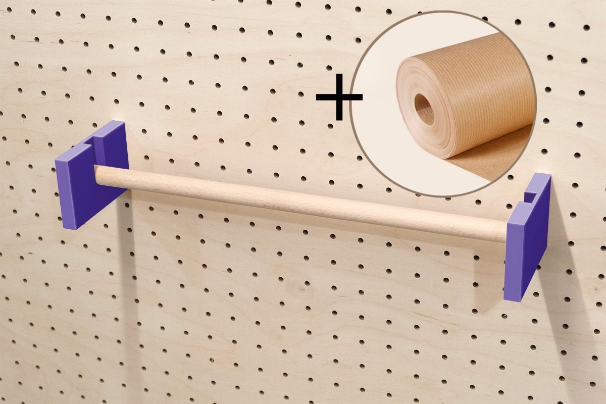Porte rouleau kraft pour Pegboard - Accessoires - Aire - A104-23 - 26