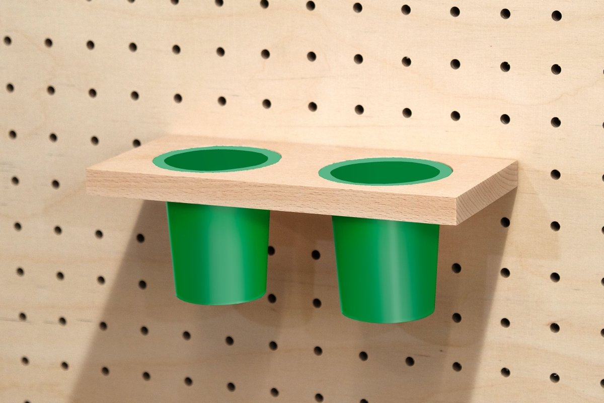 Pot à crayons suspendu pour Pegboard - Accessoires - Aire - A52-29 - 25