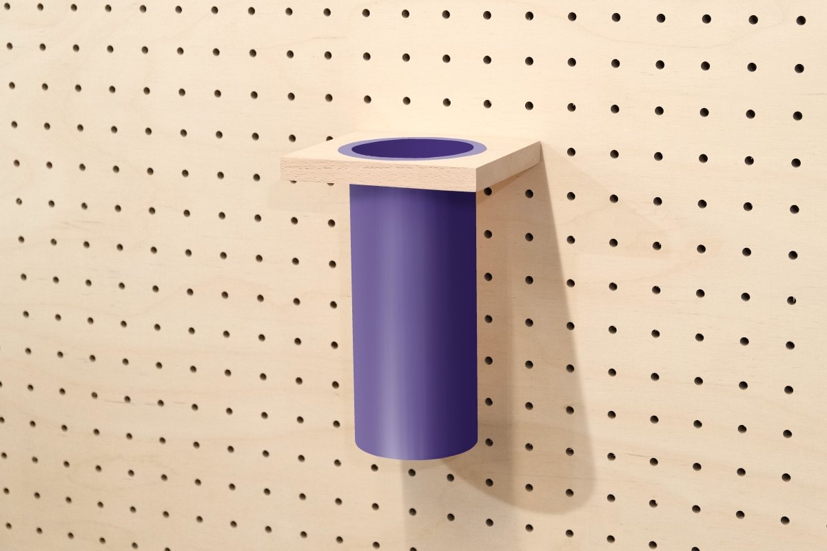 Pot à ustensiles pour Pegboard - Rangement créatif pour la cuisine - Accessoires - Aire - A72-23 - 23
