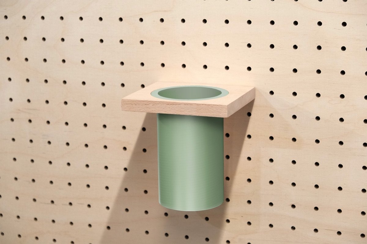 Pot à ustensiles pour Pegboard - Rangement créatif pour la cuisine - Accessoires - Aire - A71-7 - 22