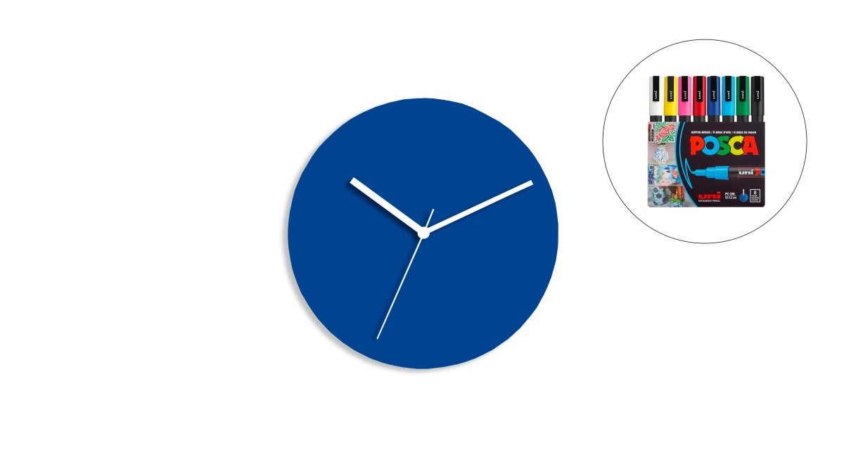 Sketch Clock® : L'horloge colorée créative et personnalisable à l'infini - Horloge - Aire - M195-19 - 22