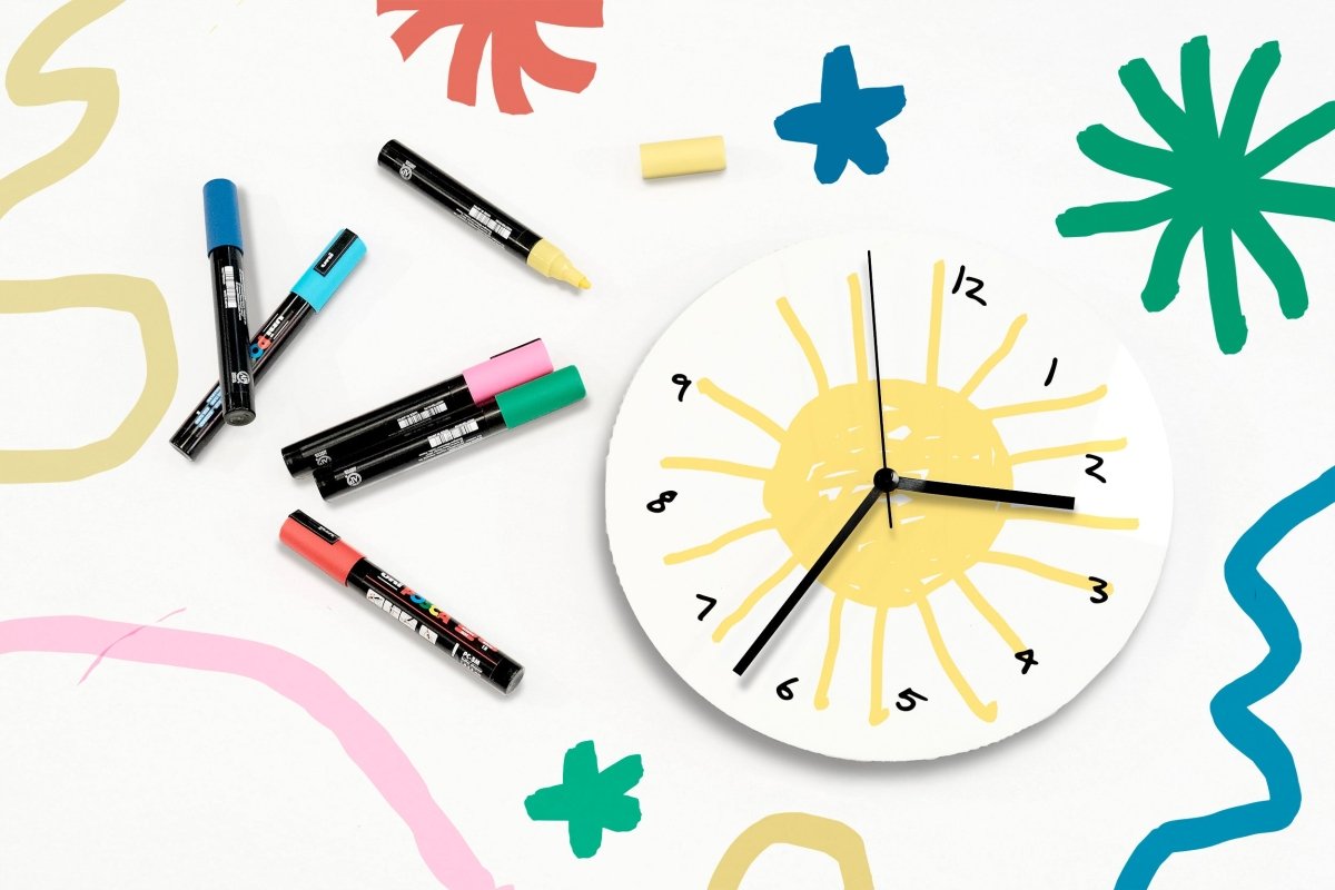Sketch Clock® : L'horloge colorée créative et personnalisable à l'infini - Horloge - Aire - A212-X - 1