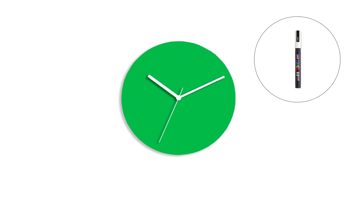 Sketch Clock® : L'horloge colorée créative et personnalisable à l'infini - Horloge - Aire - M195-25 - 51