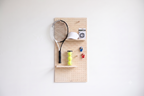 Pegboard aire pour accessoires de tennis