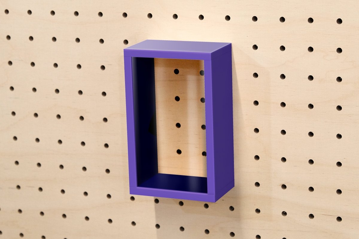 Vitrine produits pour Pegboard - Présentoir produits sur panneau perforé - Accessoires - Aire - A148-23 - 14