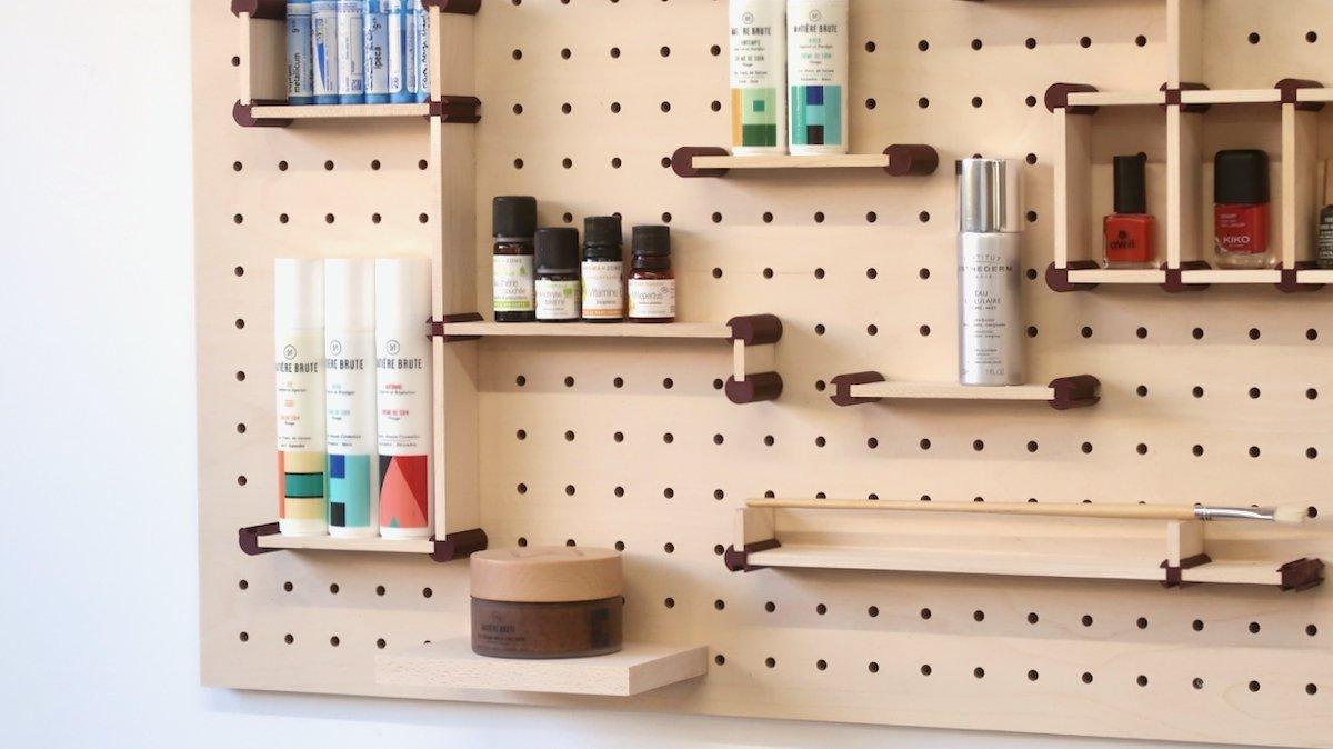 Kit de rangement maquillage pour Pegboard - Accessoires - Aire - A181-17 - 2