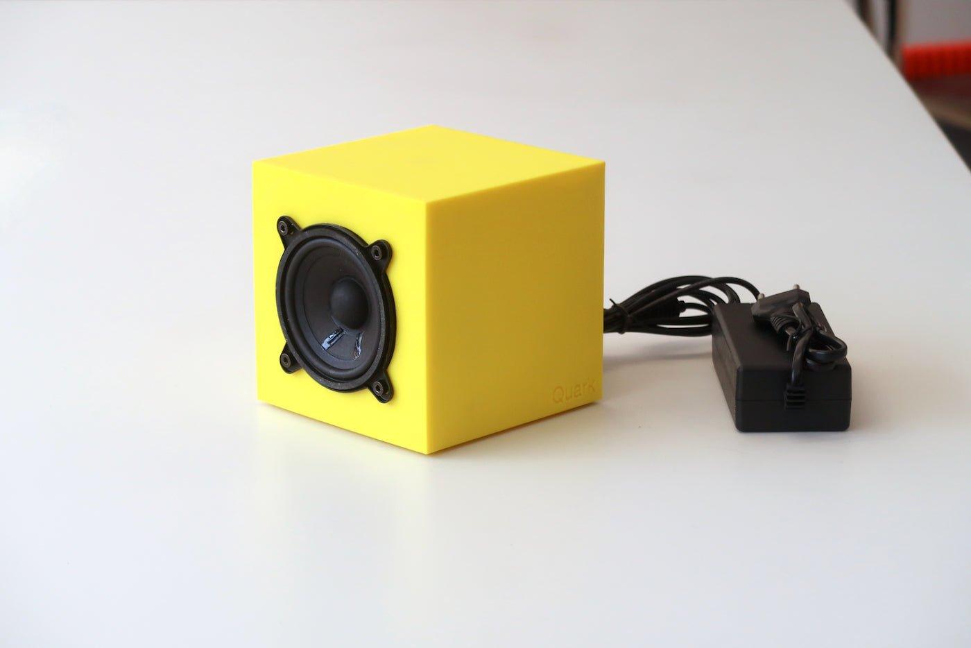 Le Qube : l'enceinte audio Bluetooth minimaliste - 20 Watts RMS - Quark