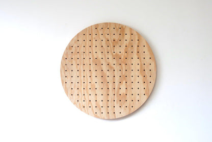 Panneau perforé - Pegboard Circulaire en bois - Diamètre 48 cm - Quark