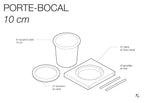 Porte bocal pour Pegboard - Diamètre 9,5 cm - Accessoires - Aire - A142-1 - 8