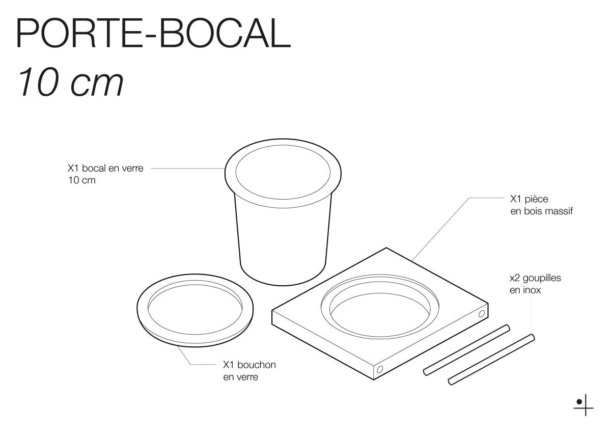 Porte bocal pour Pegboard - Diamètre 9,5 cm - Accessoires - Aire - A142-1 - 8