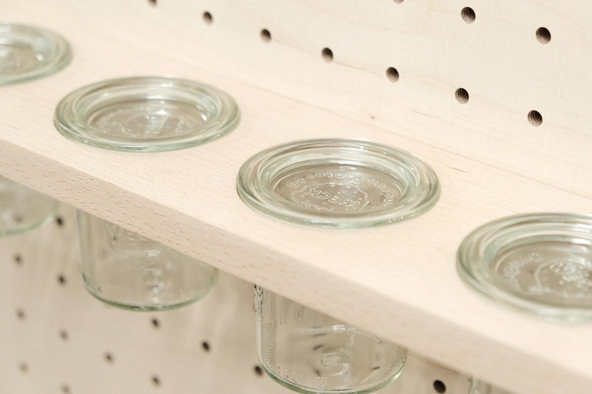 Porte bocaux - étagère pour épices et perles - accessoire pour Pegboard - Accessoires - Aire - A144-1 - 5