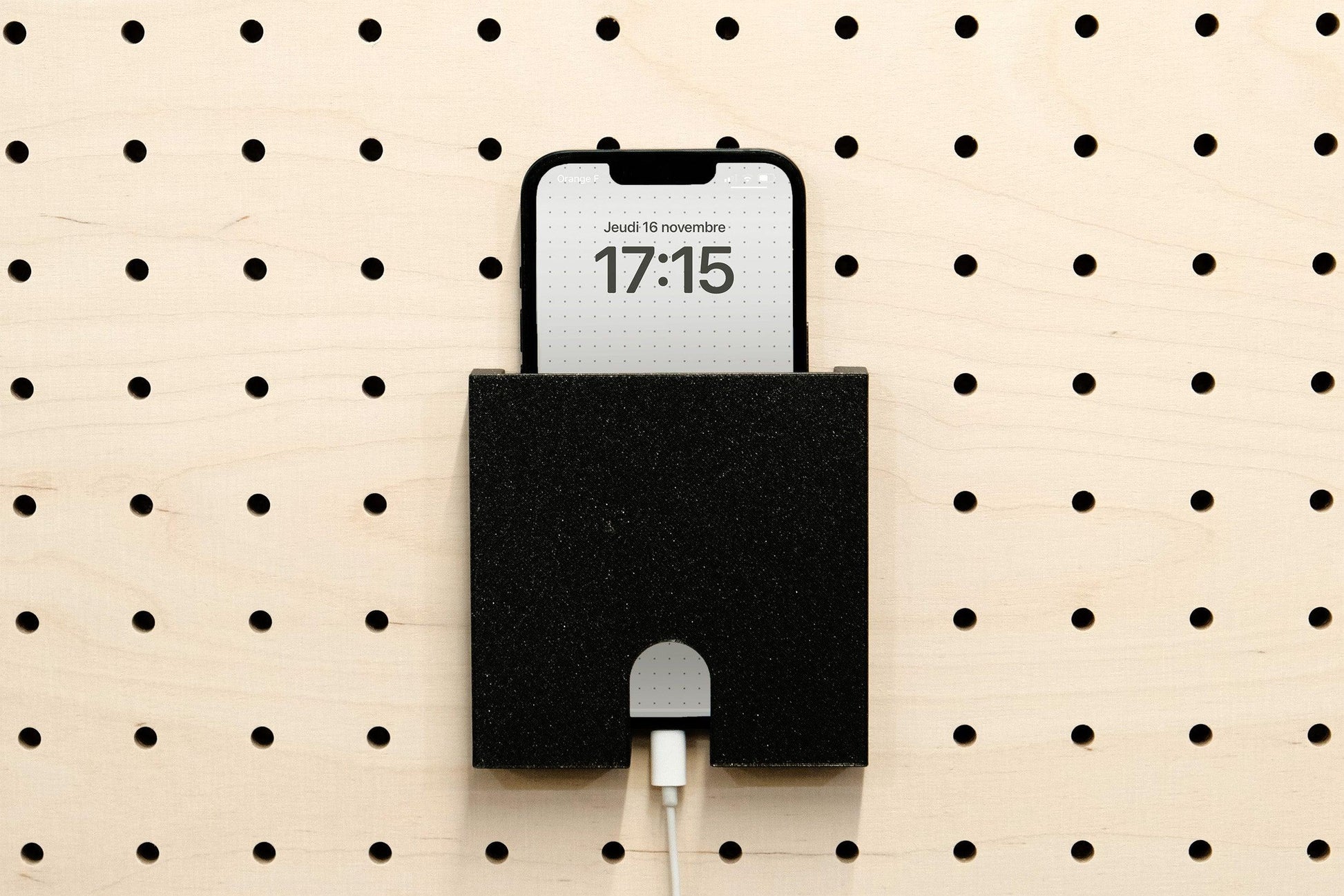 Wall phone holder for Pegboard - Phone holder - Quark