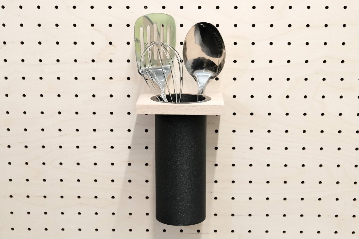 Pot à ustensiles pour Pegboard - Rangement créatif pour la cuisine - Accessoires - Aire - A71-17 - 1