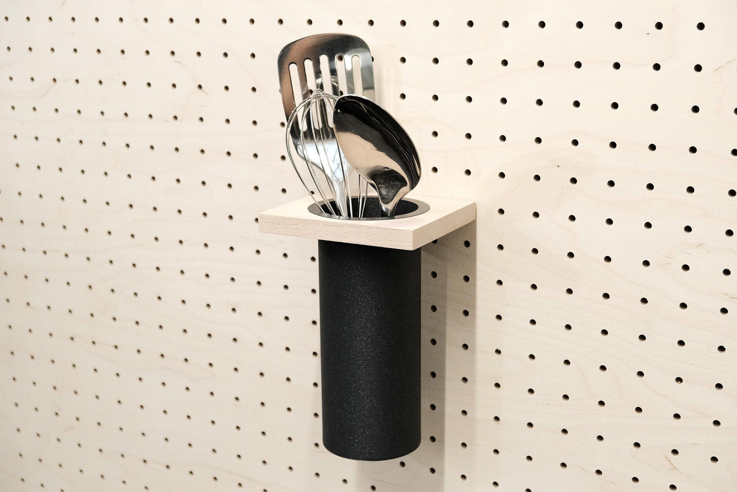 Pot à ustensiles pour Pegboard - Rangement créatif pour la cuisine - Quark