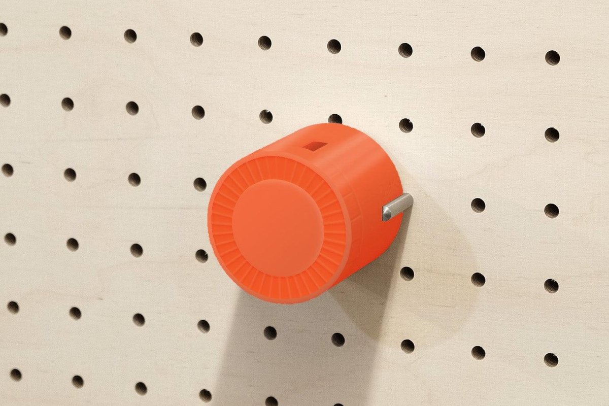 Roule - câble téléphone - Enrouleur de câble pour Pegboard - Accessoires - Aire - A90-8 - 10