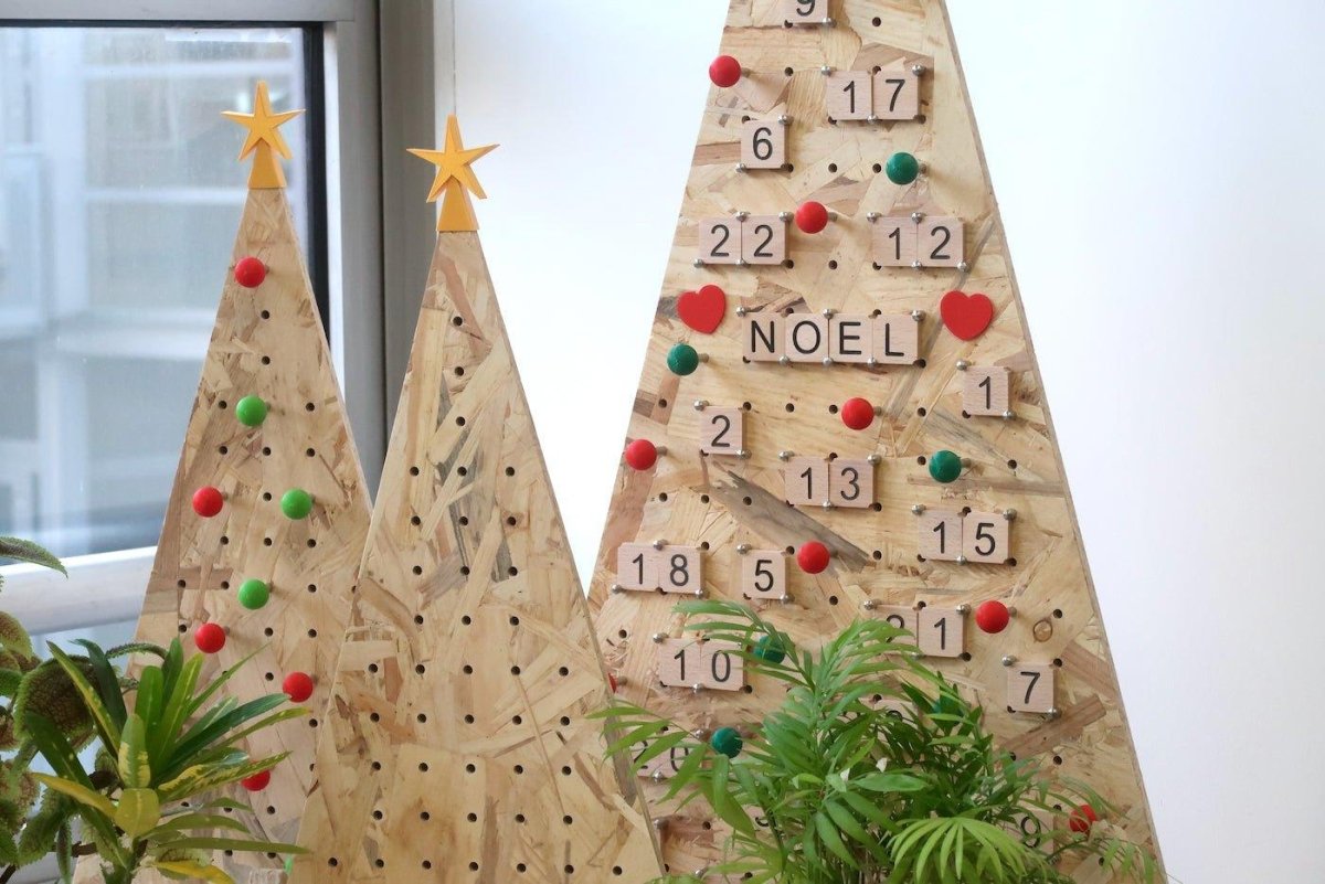 Sapin de Noël en bois écologique et durable - Aire - SAP2-K1 - 3