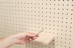 Serre livre minimaliste : accessoire pour organiser votre bibliothèque sur un Pegboard - Quark